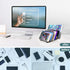 Adjustable Universal Multi Device Organizer Dock Stand Holder, Tablet Cell Phone Desktop Stand for iPhone Samsung