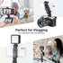 ULANZI ST-06S Phone Tripod Mount, Universal Smartphone Adapter with 2 Cold Shoe, 360° Rotating Clip Holder