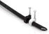 THE CIMPLE CO - Single Coaxial Cable Clips, White, 1/4 in (6 mm) Nail Clip, 100 Pieces per Bag, Cat6, Electrical Wire