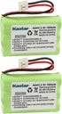 Kastar 2-Pack AAA 3.6V EH 1000mAh Ni-MH Battery for Motorola MD-4260/7101/7151/7161/7251/261/761/781/791 etc.