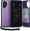 TORU CX PRO Case for Galaxy Note 10 Plus / 10 Plus 5G, Slim Protective Cover with Card Holder, Kickstand - Purple