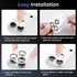 17 Tensea for iPhone Pro Max Camera Lens Protector, Metal Aluminum Alloy Tempered Glass Cover Camera Screen Protector
