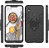Compatible with Xiaomi Mi 8 Case, Metal Ring Grip Kickstand, Shockproof Hard Bumper, Dual Layer Rugged Cover for Xiaomi