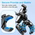 EVEMANT 360 Stroller Phone Holder, Universal Handlebar Phone Mount with Rotation for Golf Cart, Shopping Cart, Spin