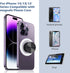 Frosted Magnetic Base for PopSocket Phone Grips Holder, Removable Stand for iPhone 15/14/13/12 Compatible