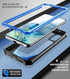 Poetic Guardian Series Case for Samsung Galaxy S20, Full-Body Hybrid Shockproof Bumper Cover, Blue/Clear
