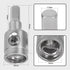 Amp Input Reducer from 0 Gauge to 4 Gauge with Hex Screw Clamp, Includes Extra Screws, Heat Shrink Tubes & Hex Tool for Car Audio Systems 2-Pack