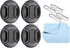 PATIKIL Camera Lens Cap, 4 Pack Center Pinch Front Cover with Cap String for 58mm Thread Lenses