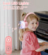 85/94dB, Bywulanda Kids Headphones with LED Lights for School, Upgrade USB Type C Kid Headphone with Microphone, Volume