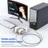MOSWAG USB to 3.5mm Adapter, USB Male to 3.5mm Male AUX Stereo Audio Converter, Nylon Braided Cable
