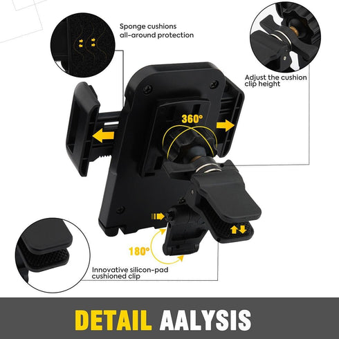 OTEMIK Car Mount, Universal Air Vent Phone Holder, Adjustable 360 Degree Rotation for iPhone 14/14 P, Galaxy Note 20