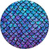 Purple Blue Mermaid Scales PopSockets, Swappable Grip for Phones & Tablets, Adhesive PopGrip