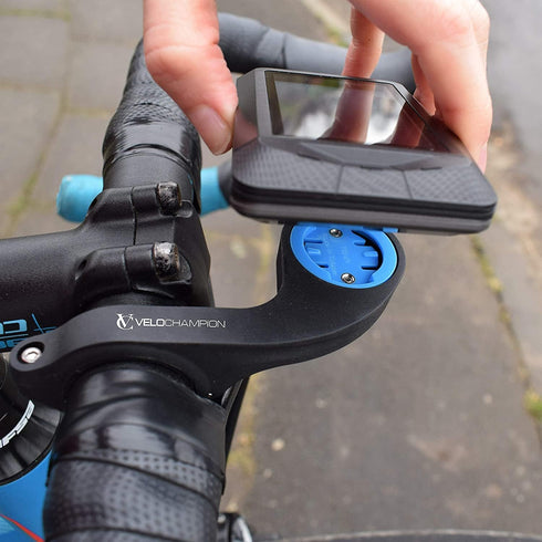 VeloChampion Out Front Bike Handlebar Mount, Compatible with Wahoo Computer Bolt and Elemnt