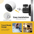 Powerful Magnetic Secured Camera Mount with 1/4" Thread for WYZE Cam 3, Blink XT2/3, Ideal for Garage Security