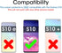 amFilm Ultra Screen Protector for Galaxy S10, UV Gel Application, Tempered Glass, 2 Pack