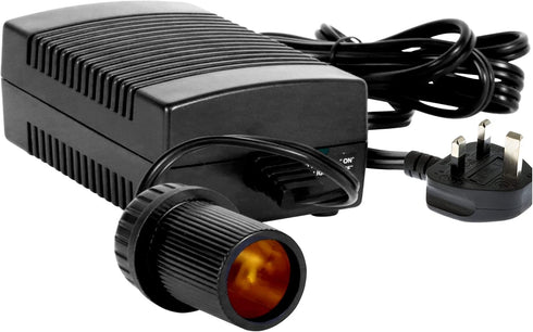 Koolatron 110 Volt AC to 12 Volt DC Power Adapter, 12V 5A Converter, Black, 6 Ft Cord