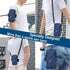 Phone Holder Armband, Small Crossbody Shoulder Bag with Arm Band for iPhone and Android, Blue