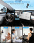 WixGear 360 Magnetic Car Mount for MagSafe, Phone Holder for Car Dashboard & Windshield, Suction Cup Mount, Adjustable