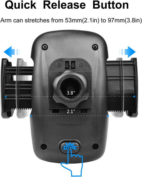 Takfox Car Phone Mount Holder for Samsung Galaxy S24 S23 Ultra S22 Plus, iPhone 15 14 13 Pro Max Air Vent Cradle