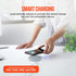 HyperGear Magnetic Fast Wireless Charger - Portable MagSafe Charging Pad for iPhone Series & Qi-Enabled Devices - White