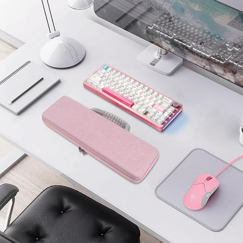 Geekria 65% Keyboard and Mouse Combo Case, Hard Shell Travel Bag for 68 Keys Compact Keyboard, Compatible with YUNZII