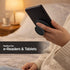 ENCASED Comfort Grip Holder for E-Readers and Tablets - Collapsible Handle (Black)