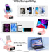 Joymate 360 Gifts for Women Girls, Phone Stand with Bluetooth Speaker Rotable Angle Adjustable Cell Phone Holder