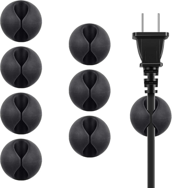 BEADNOVA Cable Clips Cord Organizer Cable Management Wire Cord Holder 1 Slots Adhesive