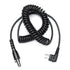 Fumei Mini XLR 5-PIN to M1 2 PIN Adapter 1.8m Durable Coiled Cable for Motorola HYT Black Box Speedcom Two Way Handheld