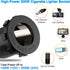 Cigarette Lighter Socket 12V Power Outlet, Qidoe Aluminum 40W Dual QC3.0 USB Charger Socket with LED Voltmeter Switch,