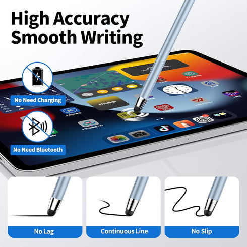 DAXINGXING Touchscreen,5 Stylus,2-in-1 Stylus Pen for PCS Stylus Pen for iPad, High Sensitivity Precision Suitable