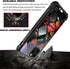 iPhone 12/12 Pro Case - Grid Sunset Pattern, Shockproof Anti-Scratch, Plexiglass, 6.1 inch, Perfect for Boys & Men.