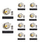 PL259 Male Crimp Connector, UHF SO239 Crimp Coax Connector for RG8X/LMR240/4D-FB/CNT240/RG8 Mini Coaxial Cable (10 Pack)