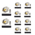 PL259 Male Crimp Connector, UHF SO239 Crimp Coax Connector for RG8X/LMR240/4D-FB/CNT240/RG8 Mini Coaxial Cable (10 Pack)