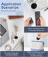 Key Finder Locator, ELECPOW Remote Control Item Tracker with 85DB Loud Beeping Sound, 164ft Range, 2 Transmitter & 4