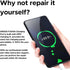 Charging Port Replacement Kit for Galaxy S20 5G US Version, SM-G981U, Dock Board USB-C Connector with Manual and Toolkit