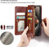 MInCYB 13 for iPhone MagSafe Wallet Case Detachable Magnetic Wallet with RFID Blocking, PU Leather Zipper & Strap