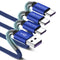 10ft USB Type C Cable 3 Pack - USB A 2.0 to USB-C Fast Charger, Durable TPE, Compatible with Samsung Galaxy S10/S9/S8