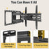 Mounting Dream TV Wall Mount for 32-65 Inch TV, Full Motion with Swivel and Tilt, Articulating Dual Arms, Max VESA