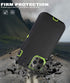 iPhone 12 Pro Max Case 6.7" with 2 Screen Protectors, Full Body Rugged Heavy Duty Military Grade Shockproof Protection
