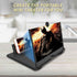14 inch Screen Magnifier for Cell Phone, 3D Enlarger for Movies, Videos, Reading, Gaming, Compatible with Smartphones