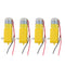 4PCS DC TT Motor Gearbox Motor - 3-6V Dual Shaft Geared Electric
