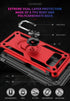 Military Grade Drop Impact Case for Samsung Galaxy S8 Plus 6.2 inch | 360 Metal Rotating Ring Kickstand Holder with