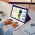 iPad Mini 6 Keyboard Case 2021: Boriyuan Detachable Wireless Bluetooth Keyboard Slim Folio Smart Cover, Purple