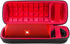 co2CREA Hard Travel Case for JBL Flip 6/FLIP 5, Waterproof Portable Bluetooth Speaker Case (Black + Inside Red)