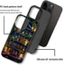 DAIZAG 14 14 Compatible with iPhone Pro Max Case,Book Lover Bookshelf Full Pattern Plastic Soft TPU Anti-Drop,Double