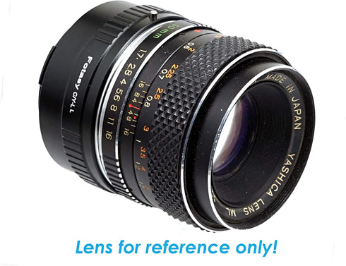 Fotasy S1 S1H S1R S4 S5 SL2 TL2 CY Lens to L Adapter, Copper, C/Y Mount Lens L Mount, Contax Yashica CY Lense