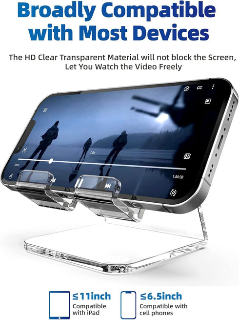 TOPGO Cell Phone Stand Holder for Desk… (2 Pack)