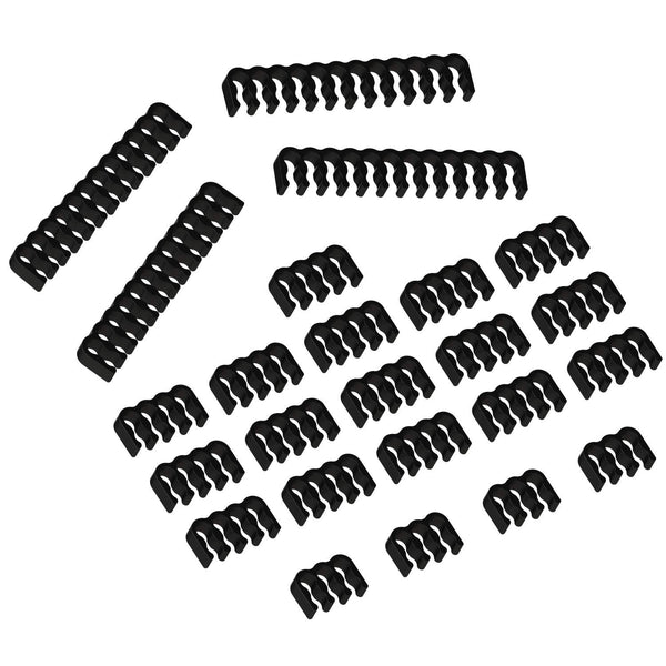 LINKUP Combs for PSU Cable Extension - 4 x 24 P, 16 x 8 P, 4 x 6 P, Black