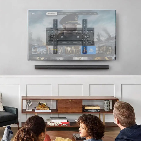 Tilt TV Wall Mount for Most 32-68 Inch TVs, Universal Low Profile VESA Mount with Loading Capacity 132lbs